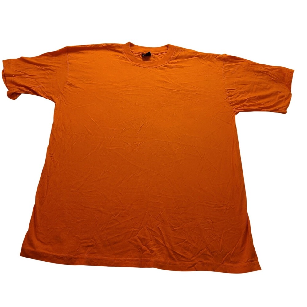 Atoo Griffin Men's 2XL Orange Short Sleeve Crew Neck Ringspun Cotton T-Shirt